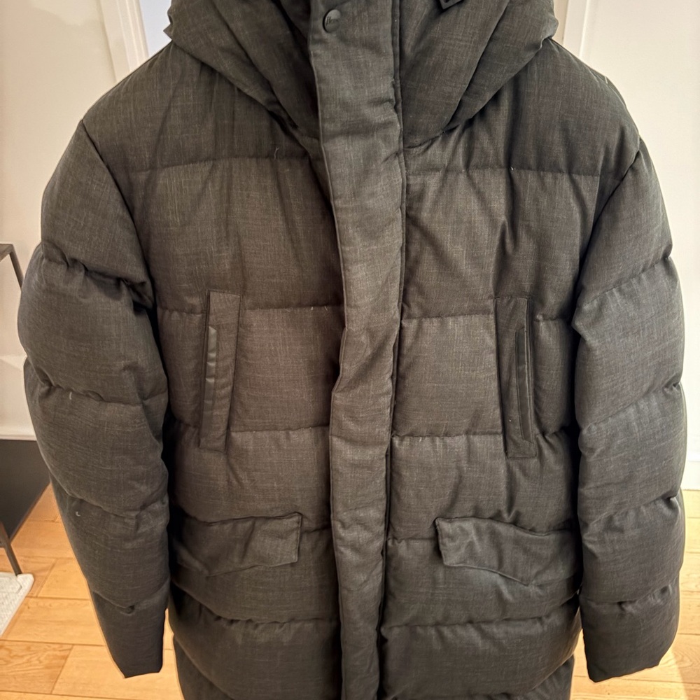 Herno Charcoal Down Coat
